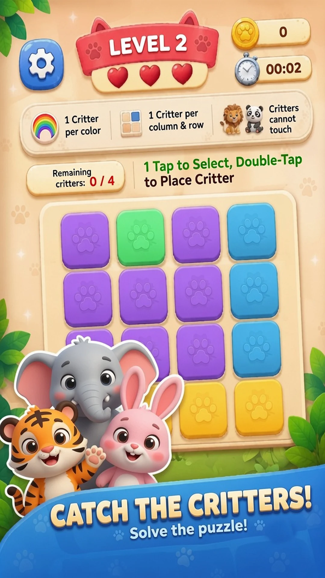 Zoo Animals Sudoku Game screenshot